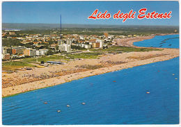 LIDO DEGLI ESTENSI - FERRARA - PANORAMA DALL'AEREO - VIAGG. -49701- - Ferrara