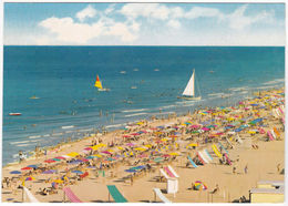 LIDO DEGLI ESTENSI - FERRARA - LA SPIAGGIA - VIAGG. 1962 -49414- - Ferrara