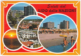 LIDO DELLE NAZIONI - FERRARA - SALUTI DAL... - VEDUTINE - VIAGG. 1976 -52261- - Ferrara