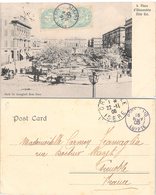 CARTE. 16 11 05. PORT-SAID. PLACE ALEXANDRIE. POUR GRENOBLE - Briefe U. Dokumente