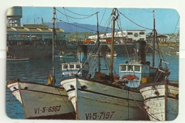 1971 Pocket Calendar Calandrier Calendario Portugal Traineiras Trawlers Arraste Chalutier - Grand Format : 1971-80