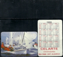 1988 Pocket Calendar Calandrier Calendario Portugal  Desporto Sport Vela Sail Wind - Grand Format : 1981-90