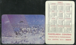 1987 Pocket Calendar Calandrier Calendario Portugal  Desporto Sport Vela Sail Wind - Grand Format : 1981-90