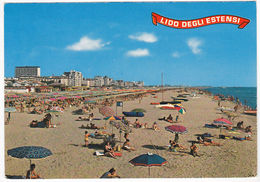 LIDO DEGLI ESTENSI - FERRARA - SPIAGGIA - VIAGG. 1976 -44817- - Ferrara