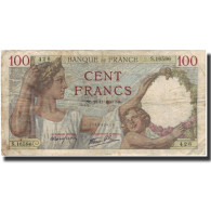 France, 100 Francs, Sully, 1940-11-28, B+, Fayette:26.41, KM:94 - 100 F 1939-1942 ''Sully''