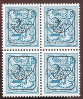 COB  Typo  808 (P6)  Bloc De 4 - Typos 1967-85 (Lion Et Banderole)