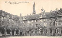 CPA 35 REDON INSTITUTION ST SAUVEUR COUR DES GRANDS - Redon