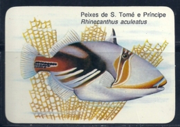 1990 Pocket Calendar Calandrier Calendario Portugal Peixes Fishes Poissons Pez Rhinecanthus Aculeatus - Grand Format : 1981-90