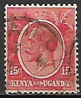 KENYA  &  OUGANDA   -    1922 .   Y&T N° 5 Oblitéré. - Kenya & Uganda