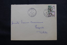 POLYNÉSIE - Enveloppe De Uturoa Pour Papeete En 1961 , Affranchissement Plaisant - L 55990 - Storia Postale