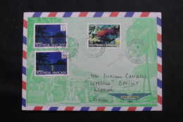 POLYNÉSIE - Enveloppe Illustrée De Uturoa Pour La France En 1981 , Affranchissement Plaisant - L 55996 - Storia Postale
