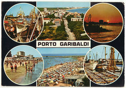PORTO GARIBALDI - FERRARA - VEDUTINE - VIAGG. -24857- - Ferrara