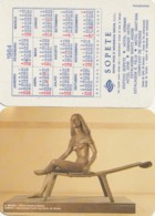 1984 Pocket Calendar Calandrier Calendario Portugal Lugares Cidades Costumes Povoa Do Varzim Casino - Grand Format : 1981-90