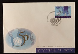 MAC1207-Macau FDC With 1 Stamp - 50th Anniversary Of The UN - United Nations - Macau - 1995 - FDC