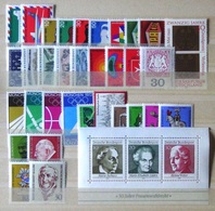 Germany - 1969 - Mi:DE 576-611 Yt:DE PA1-2,441-474**MNH - Compl.year - Look Scan - Colecciones Anuales