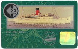 Isle Of Man - GPT - Ships - Ben-My-Chree - 10IOMC - 1991, 6.000ex, Used - Man (Isle Of)