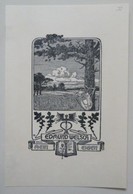 Ex-libris Illustré Fin XIXème - EDMUND WELSCH - Art Nouveau - Ex-Libris