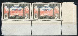 GABON N°101 **  UNE PAIRE - Unused Stamps