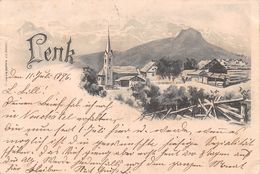 Lenk  - Litho 1896 - Lenk Im Simmental