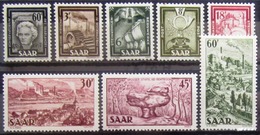 SARRE                       N° 283/290                      NEUF* - Unused Stamps