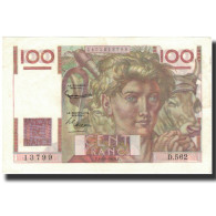 France, 100 Francs, Jeune Paysan, 1953, 1953-10-01, SPL, Fayette:28.39, KM:128d - 100 F 1945-1954 ''Jeune Paysan''