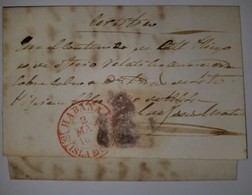 O) 1870 CUBA - CARIBBEAN, PREPHILATELY - PRESTAMP, CERTIFICATE, XF - Préphilatélie