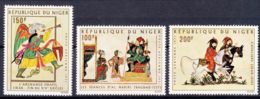 Niger 1971 Airmail Mi#306-308 Mint Never Hinged - Niger (1960-...)