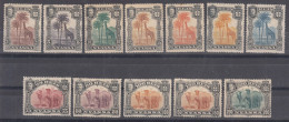 Portugal Nyassa 1901 Mi#27-38 Mint Hinged - Nyasaland