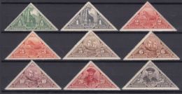 Portugal Nyassa 1924 Porto Mi#1-9 Mint Hinged Complete Set - Nyasaland