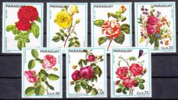 Paraguay 1974 Flowers Mi#2537-2543 Mint Never Hinged - Paraguay