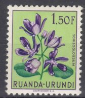 Ruanda-Urundi 1953 Flowers Mi#143 Mint Hinged - Nuovi