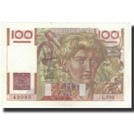 France, 100 Francs, Jeune Paysan, 1950, 1950-11-16, NEUF, Fayette:28.28, KM:128c - 100 F 1945-1954 ''Jeune Paysan''