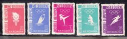 Romania 1956 Olympic Games Mi#1598-1602 Mint Hinged - Neufs