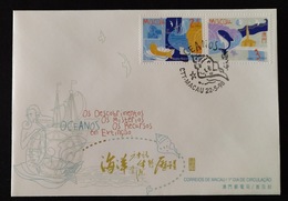 MAC1234-Macau FDC With 2 Stamps - Oceans - Discoveries, Mysteries, Endangered Resources - Macau -1998 - FDC