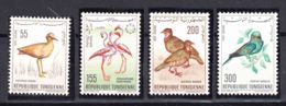 Tunisia Birds Complete Set 1966 Mi#655-658 Mint Never Hinged - Autres & Non Classés