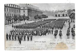 90  -CPA  PIONNIERE  De  BELFORT - 35 ème  De  Ligne  En  1903  (  Très  Très  Animée  ) - Belfort – Siège De Belfort