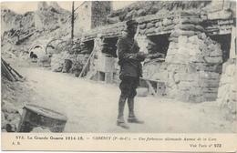 REF: 4156 -  Carency - Une Forteresse Allemande Avenue De La Gare - Guerre 1914-18