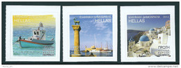Greece 2014 Visit Greece - Rhodes - Santorini Self - Adhesive Stamps - Ongebruikt