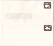 E160 - ETATS UNIS USA ENTIER ENVELOPE BISON ( Registered Shipment Only ) - 1981-00