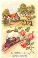 Un Bonjour De Saint-Hubert (fleurs Train) - Saint-Hubert