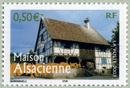 Timbre 2003—Portraits De Régions N° 2—La France à Voir—Maison Alsacienne—N° 3596—NEUF - Nuevos