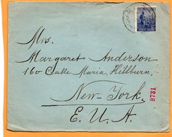 Argentina Old Cover Mailed To USA - Briefe U. Dokumente