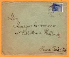 Argentina Old Cover Mailed To USA - Lettres & Documents