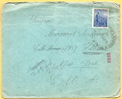 Argentina Old Cover Mailed To USA - Storia Postale