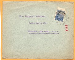 Argentina Old Cover Mailed To USA - Covers & Documents