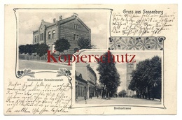 Sonnenburg 1908, Kleinkinder Bewahranstalt + Breitestrasse - Neumark