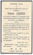 ANSART ..-- Mr Siméon LAHURE , Né En 1857 , Décédé En 1937 . - Tintigny