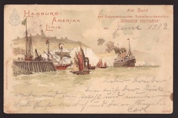 Germania, Cartolina Hamburg-Amerika Linie Del 1902 Usata In Gran Bretagna      -CM27 - Sonstige