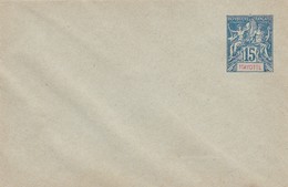 MAYOTTE - INTERO POSTALE BUSTA 15 C. - Ganzsachen & PAP