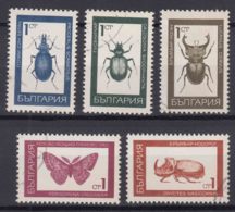 Bulgaria 1968 Animals Insects Mi#1826-1830 Used - Oblitérés